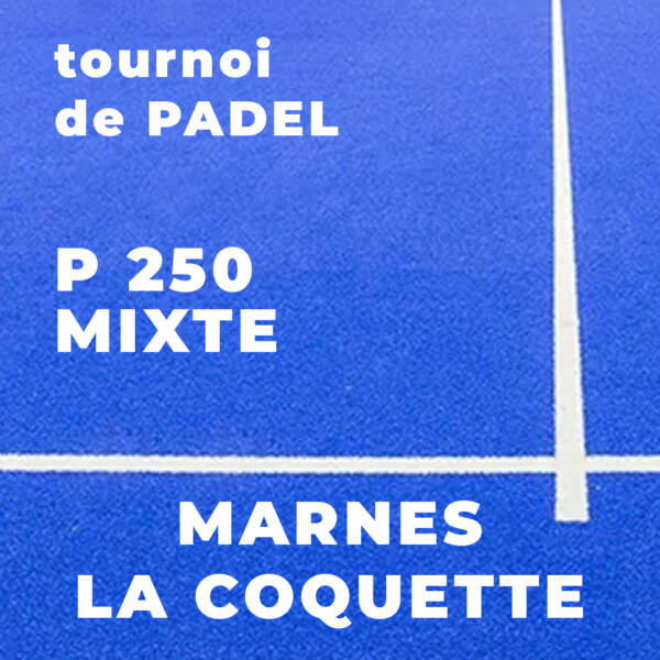 P250 MIXTE - Marnes La Coquette - Lundi 27 Janvier